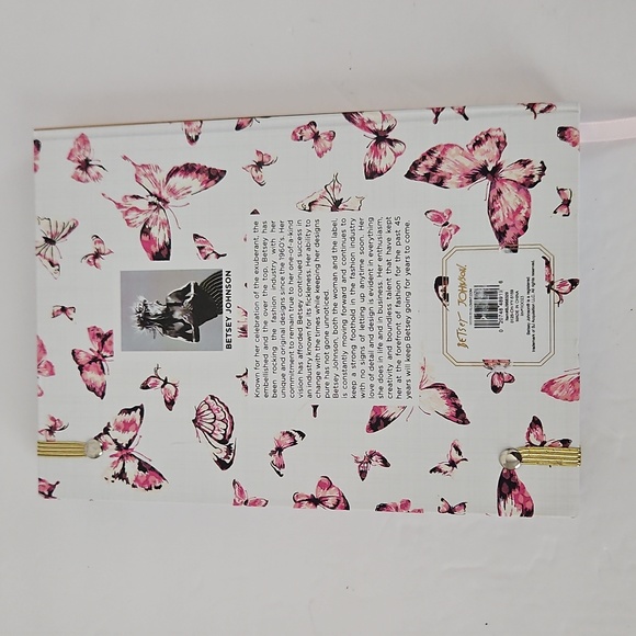 Betsey Johnson NWT Pink Butterfly Journal - Picture 3 of 4
